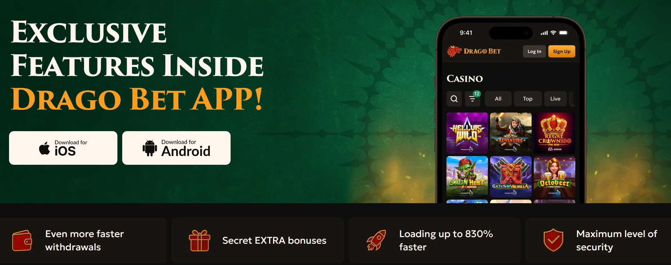 dragobet casino mobile-app